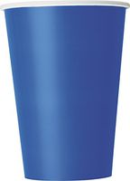 12oz Royal Blue Paper Cups, 10ct