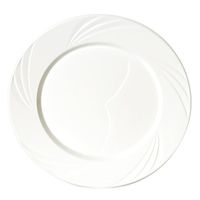 Newbury Collection 7 3/4" White Plastic Plates, Heavyweight Disposable Salad Plates 15 Per Pack
