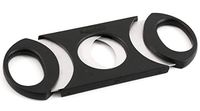 Metro 64 Ring Gauge Cigar Cutter Black & Stainless Steel