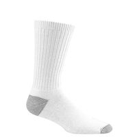 Wigwam Diabetic Sport Crew F1363 Sock, White - X-Large