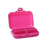 Pill Box Organiser Weekly 7 Day AM PM 3 Times a Day with Large Compartments Travel Case for Pills Vitamin Fish Oil Supplements(10 Pieces)