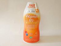 Wellesse Vitamin D3 Liquid, 1000 IU, Natural Berry Flavor, 16 OZ (Pack of 4)