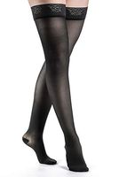 SIGVARIS Women’s Style Sheer 780 Closed Toe Thigh-Highs w/Grip Top 15-20mmHg