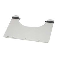 Mabis Wheelchair Tray, Acrylic 505-5000-5500