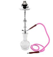 new 1 hose 22" White Hookah shisha nargila bar narguile nargile glass water Vase