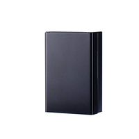 QINRUIKUANGSHAN Personalized Ultra-Thin Portable Aluminum Alloy Creative Slider Cigarette Case, Automatic Cover 20 Cigarette Packs, Can Be Packed with Cigarettes, Black/Red/Gold/Blue/White, Hi