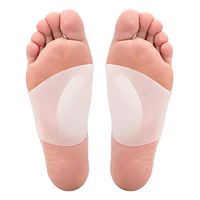 MBODM Arch Support Gel Set for Soft Gel Sleeves for Plantar Fasciitis & Flat Foot (Flesh)