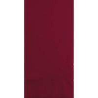 Club Pack of 192 Burgundy 3-Ply Disposable Party Paper Guest Napkins 8”