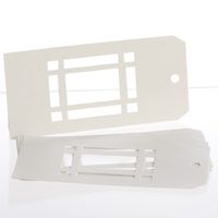 Factory Direct Craft Blank Mosaic Paper Tags | 120 Pieces