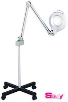 Magnifying Lamp With 5x Lens and Adjustable Height and 180" Lamp Rotation