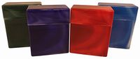 4 Pack King Size Crush-Proof Plastic Flip Open Case Holds 30 Cigarettes