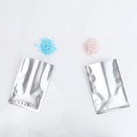 Matte Silver Heat-Sealable Portable Open-Top Mylar Single-Serving Sample Packets (0.8 oz (3.5" x 5.1"))