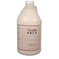 Massage Gel by TheraPro - Infused with Sunflower Oil, Aloe & Avacado Oil - Unscented, Hypoallergenic - Superior Glide & Gentle Friction - Swedish, Deep Tissue, Sports Massage - 1/2 Gallon (64 oz.)