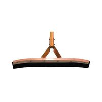 Magnolia Brush 4630 30-Inch Black Rubber Curved Squeegee with Steel Bracket Handle