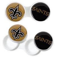 California Accessories New Orleans Saints 2 Pack Contact Lens Case