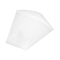 100 Pcs Clear Resealable Cello/Cellophane Bags Great for Bakery Candy Cookies Party Favors, 4"*6"