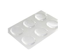 6Sheets(36PCS) Clear Oval Adhesive Invisible Foot Support Shoe Stickers Callus Cushions Pads Foot Care Protector Bunion Treatment for Prevent Pain from Blisters Corns Calluses