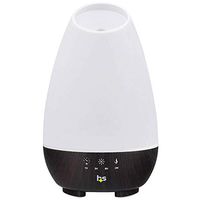 HealthSmart Aromatherapy Essential Oil Diffuser and Cool Mist Humidifier with 500ML Tank Ideal for Large Rooms Features Adjustable Timer, Mist Mode and 7 LED Light Colors, White, 40-500-190