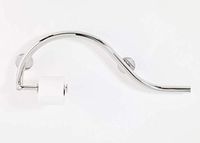 Lifeline Bathroom Grab Bar with Toilet Paper Holder - Luna Design | Right Hand | Polished Chrome