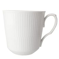 White Fluted 15.5 oz. Mug