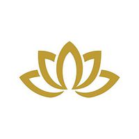 Simple Lotus Yoga Vinyl Decal Sticker | Cars Trucks Vans SUVs Walls Cups Laptops | 5.5 Inch | Gold | KCD2714