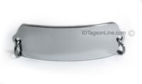 Seizure Disorder Medical ID Alert Tag with Embossed Emblem from Stainless Steel.