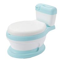 Mggsndi 3 in 1 Kids Toddler Potty Toilet Training Seat Step Stool with Splash Guard, Travel Portable Reusable Space-Saving Potty Training Seat for Babies, Toddlers and Kids Blue