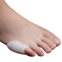 AnHua HOT 2 Pieces Little Toe Bunion Protector Pad Feet Foot Pain Relief Corn Callus Latex Gel White