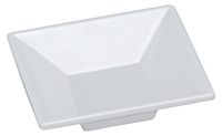 Yanco RM-103 Rome 3" Small Square Dish, Melamine, White Color, Pack of 72