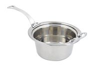 Bon Chef 5460HLSS Casseole, Laurel on the Rim with Long Handles, Stainless Steel