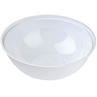 Efavormart 12 Pcs - White Round 4qt Disposable Plastic Serving Bowl for Catered Events Weddings Parties Banquets