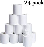 Family Mega Rolls - Highly Absorbent,Soft White Toilet Paper 2 Ply Comfort Care Bath Tissue, Ideal for The Washroom,(24 Rolls)