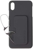ThinOptics Reading Glasses + iPhone XS Max Slimline Case | Black Frame, 1.50 Strength Readers