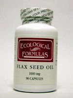 Ecological Formulas Flax Seed Oil (Organic) 90 Gels