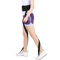 Hcwlxjy Legs Posture Corrector Adjustable Unisex O/X-Type Legs Correction Belt Knock Knees Shape Straightening Band Bandage for Children and Adult,Black,XL
