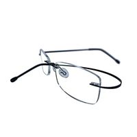Huicai Rimless Reading Glasses Metal Frame Eyewear Frameless Reading Glasses