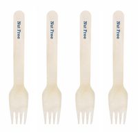 Dress My Cupcake Natural Wood Candy 100-Pack Buffet Forks DIY Kit, Nut Free, Navy Blue