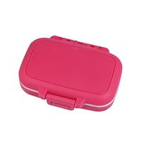 Portable 3 Slots seal folding Pill Cases Jewelry candy Storage Box Vitamin Medicine Pill Box Case Container Wheat stalks