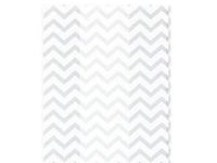 100ct Small White Chevron Zig Zag Striped 7x2x3" Cello Party Treat Food Snack Bags