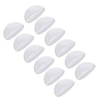 Madholly 6 Pairs Gel Arch Support Shoe Insert for Flat Feet, Transparent Adhesive Stick On Arch Support Pad for Women and Men
