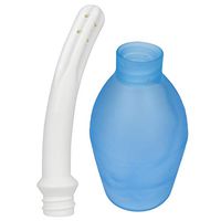 TopQuaFocus Enema Bulb Anal Douche Enema Cleaner for Women’s or Man’s Health 10 oz Clear Blue