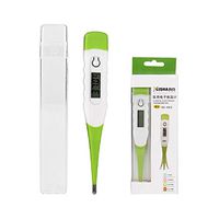 Smart Thermometer for Fever Digital Medical Adult Kid Accurate Electronic Thermometer for Oral, Armpit Or Rectal Temperature Reading Green 1PCS