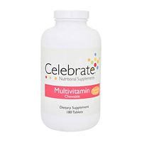 Celebrate Multivitamin Chewable - Mandarin Orange - 180 Count