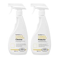 Furniture Clinic Carpet & Upholstery Kit - Cleans and Protects Fabric from Future Spills and Dirt - Repels Oil and Water Based Stains, All Natural Plant Based Cleaner