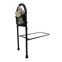 Hong Tai Yang XF Bedside handrail, Get up Safety Fence, Adjustable armrest and Foot Tube Height, Adult Bed Auxiliary Lever, Black (Color : Black)