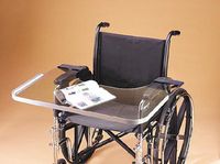 Clear Bariatric Wheelchair Tray - Model 926729
