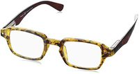 Peepers by PeeperSpecs Fair and Square Square Reading Glasses, Golden Tortoise/Brown, 44 mm, +1.00