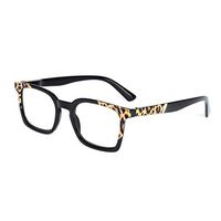 OCCI CHIARI Stylish Reading Glasses Leopard Reader 1.0 1.25 1.5 1.75 2.0 2.25 2.5 2.75 3.0 3.5 4.0 5.0 6.0(Black 175)