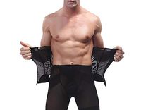 WW Men Waist Trimmer Belt Weight Loss Belt Sweat Stomach Fat Burner Low Back,XXXL