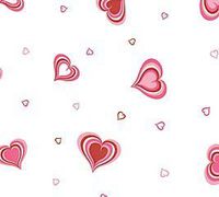 Burton and Burton CW159 (24" X 100') Cellophane Roll Cello Groovy Love, Multicolor